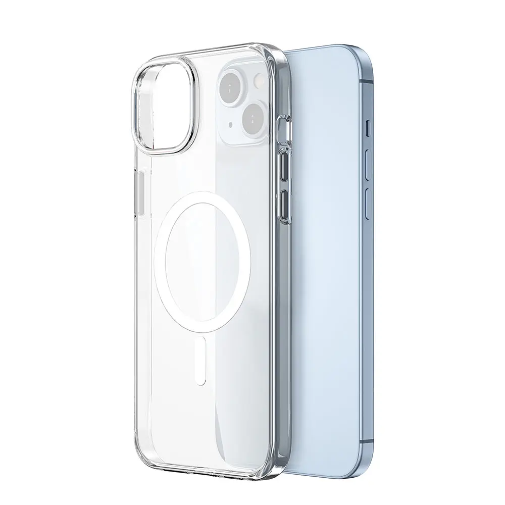 iPhone 15 ve 15 Plus MagSafe Uyumlu Şeffaf Kılıf - Wiwu ZYS-013
