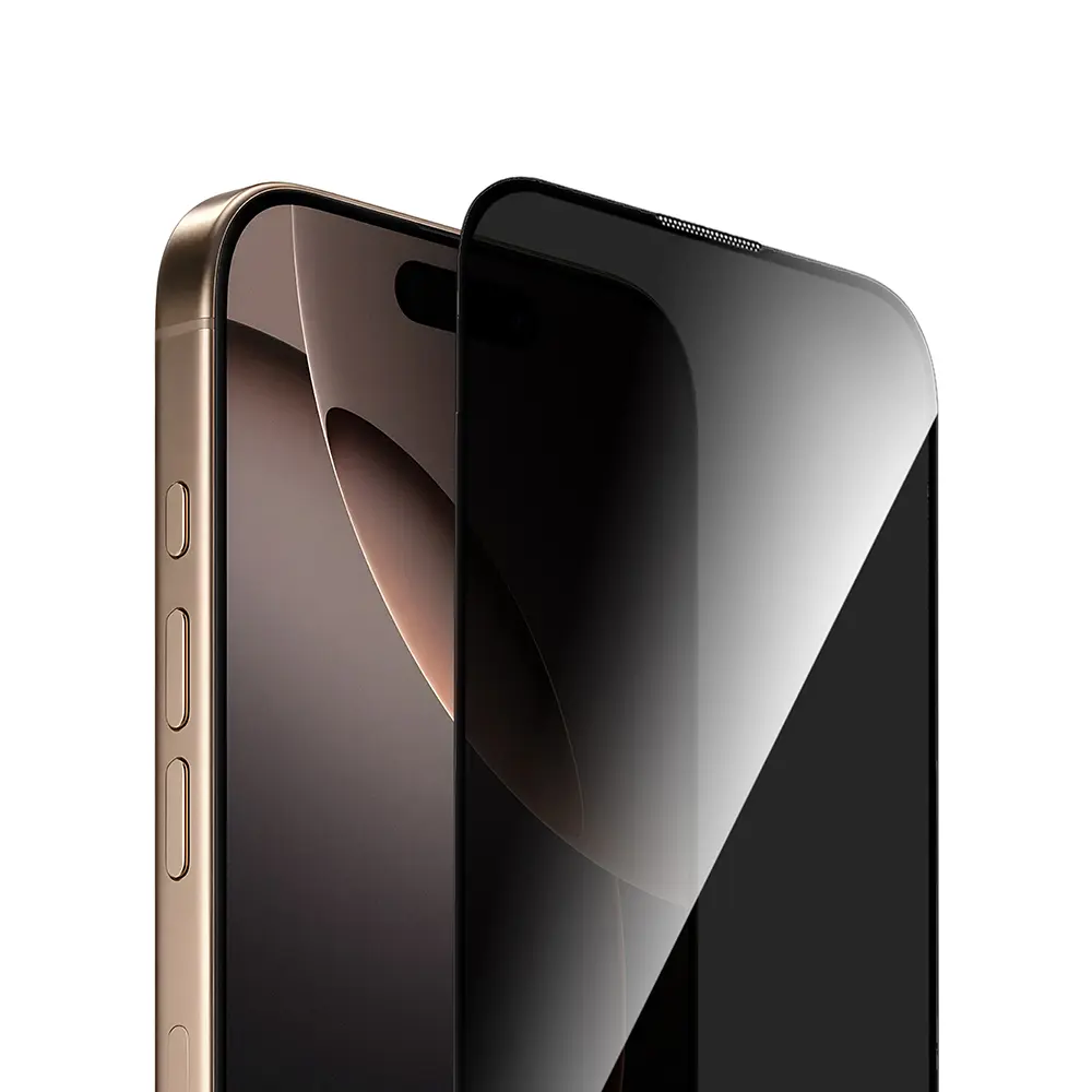 iPhone 15 Plus Privacy Ekran Koruyucu Film - Wiwu GT-021 Titan Guard