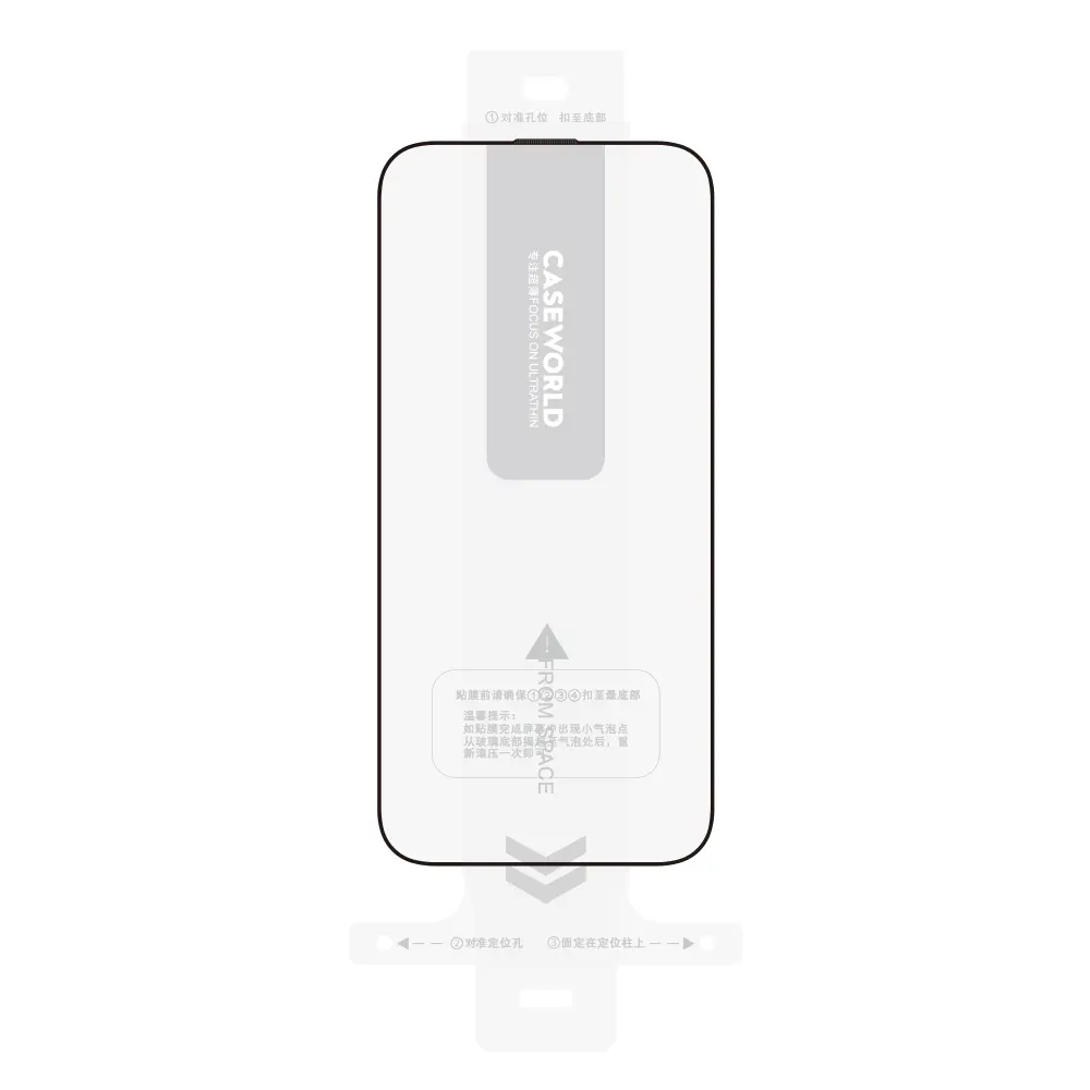 iPhone 15 Pro 3D Temperli Cam Ekran Koruyucu - CaseWorld Armor Eyesafe