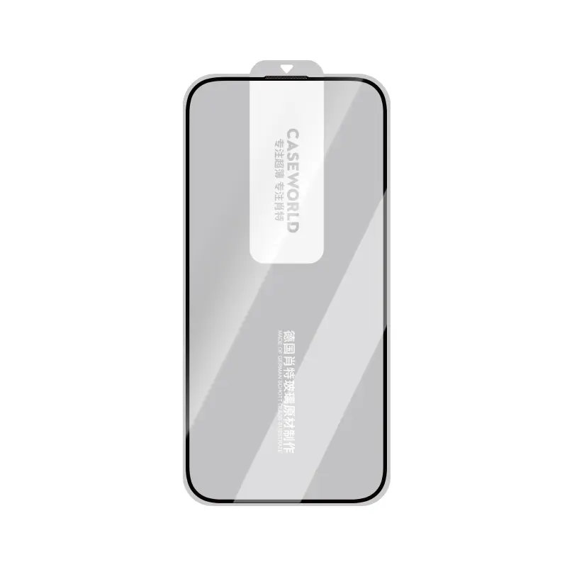 Apple iPhone 15 Pro CaseWorld Ultra-Thin Serisi 0.15mm HD Cam Ekran Koruyucu + Uygulama Aparatlı