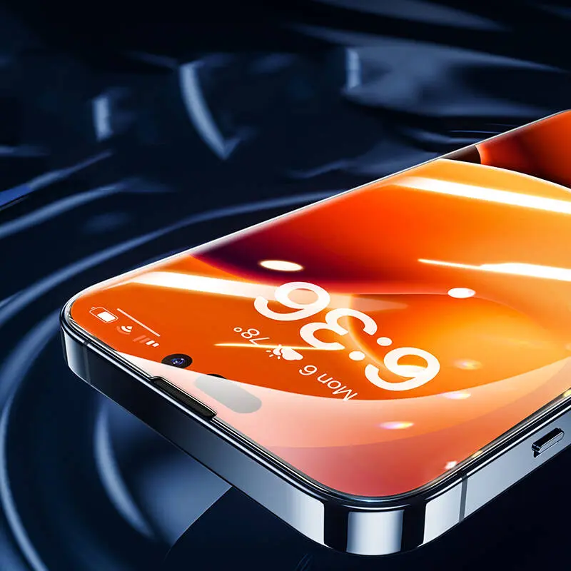 iPhone 15 Pro Tam Kaplamalı Kavisli Kenar Ekran Koruyucu - Benks Air Shield 10 Adet
