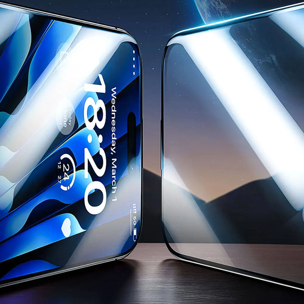iPhone 15 Pro Temperli Cam Ekran Koruyucu, Uygulama Aparatlı - Benks Glass Warrior