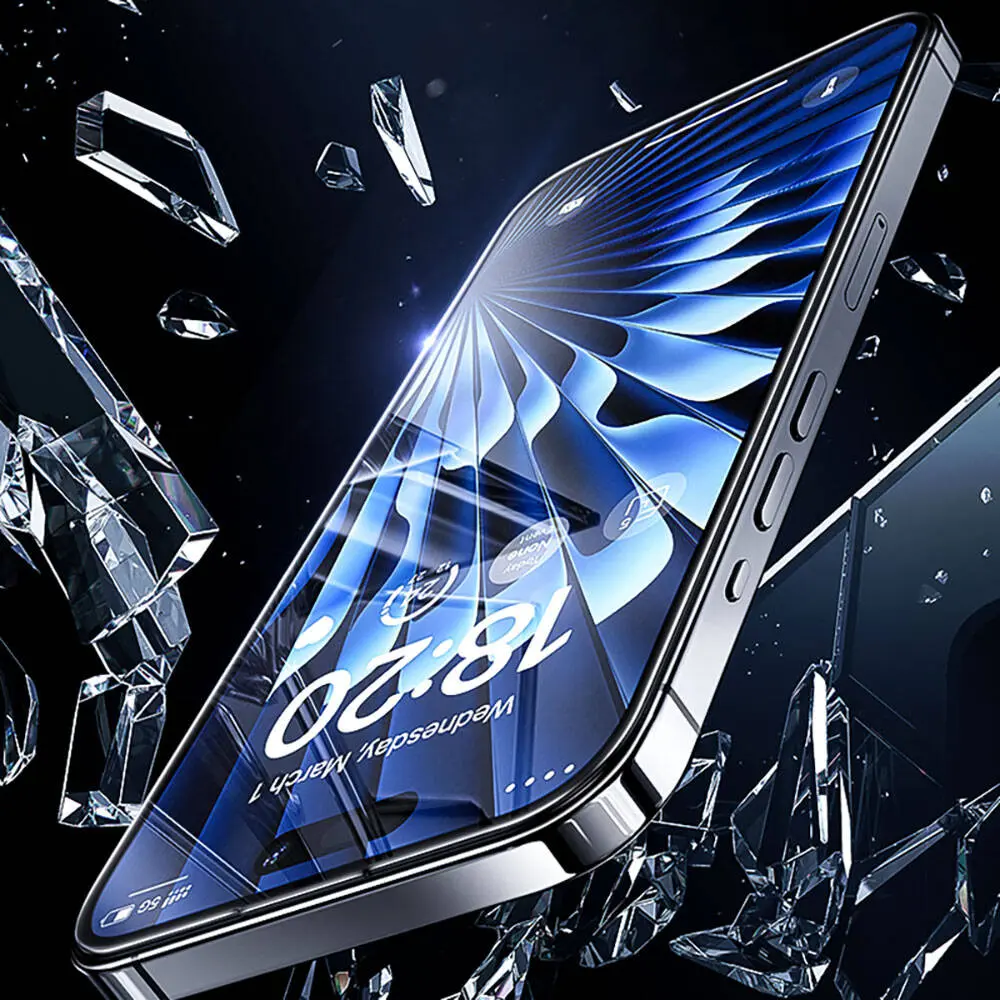 iPhone 15 Pro Temperli Cam Ekran Koruyucu, Uygulama Aparatlı - Benks Glass Warrior