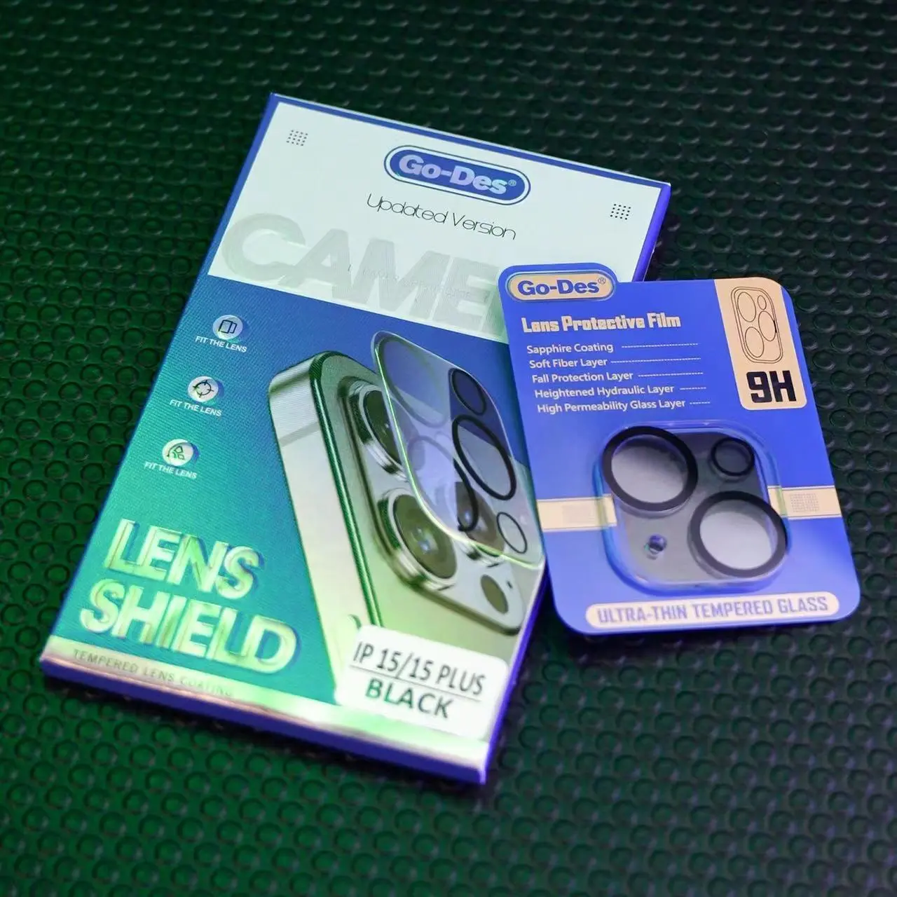 iPhone 15 Pro Kamera Lens Koruyucu - Go Des Lens Shield CL-14