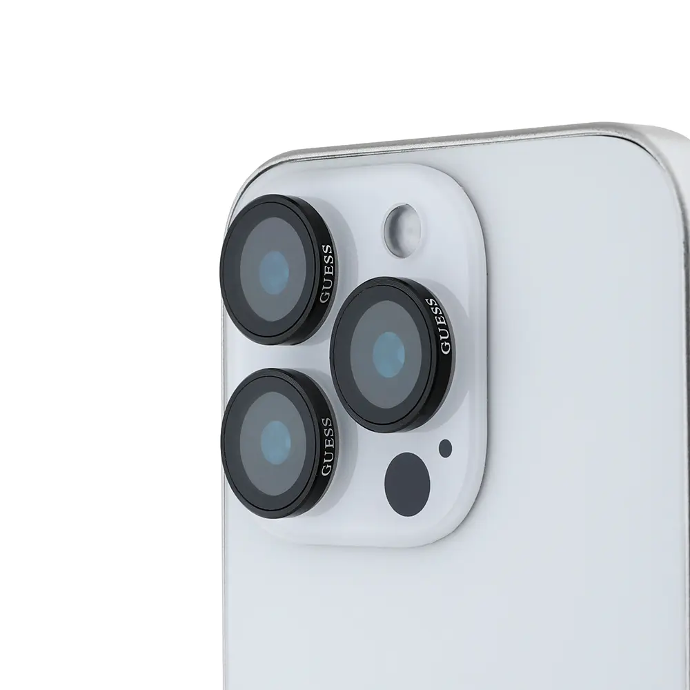 iPhone 15 Pro Metal Kamera Lens Koruyucu - Guess Lisanslı