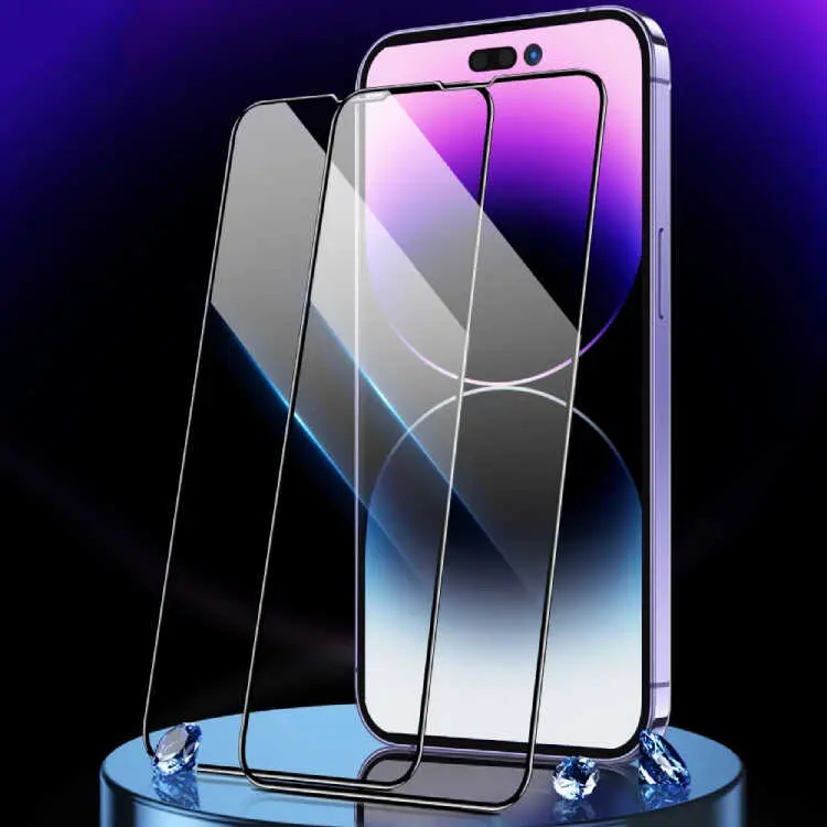iPhone 15 Seramik Ekran Koruyucu, 3D Kavisli ve Esnek - Davin