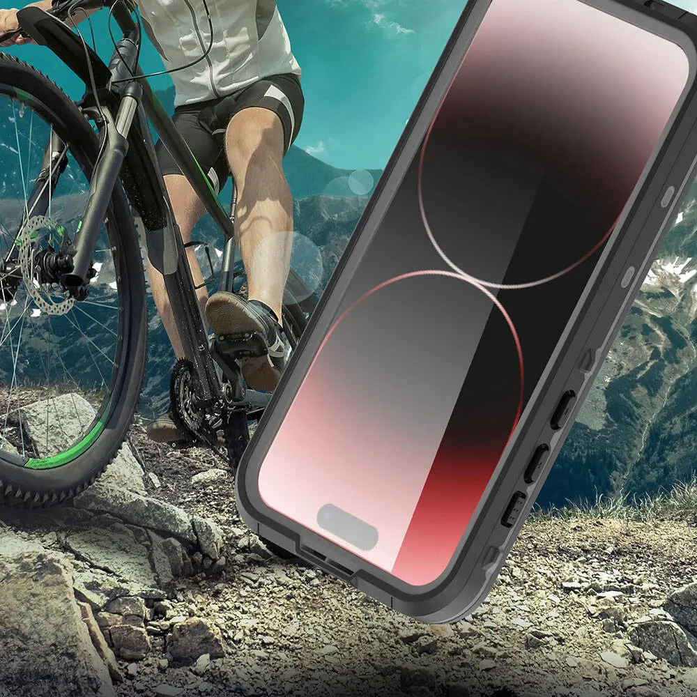 iPhone 15 Pro Su Geçirmez Kılıf, 2 m Su ve Düşme Dayanımı - Zore