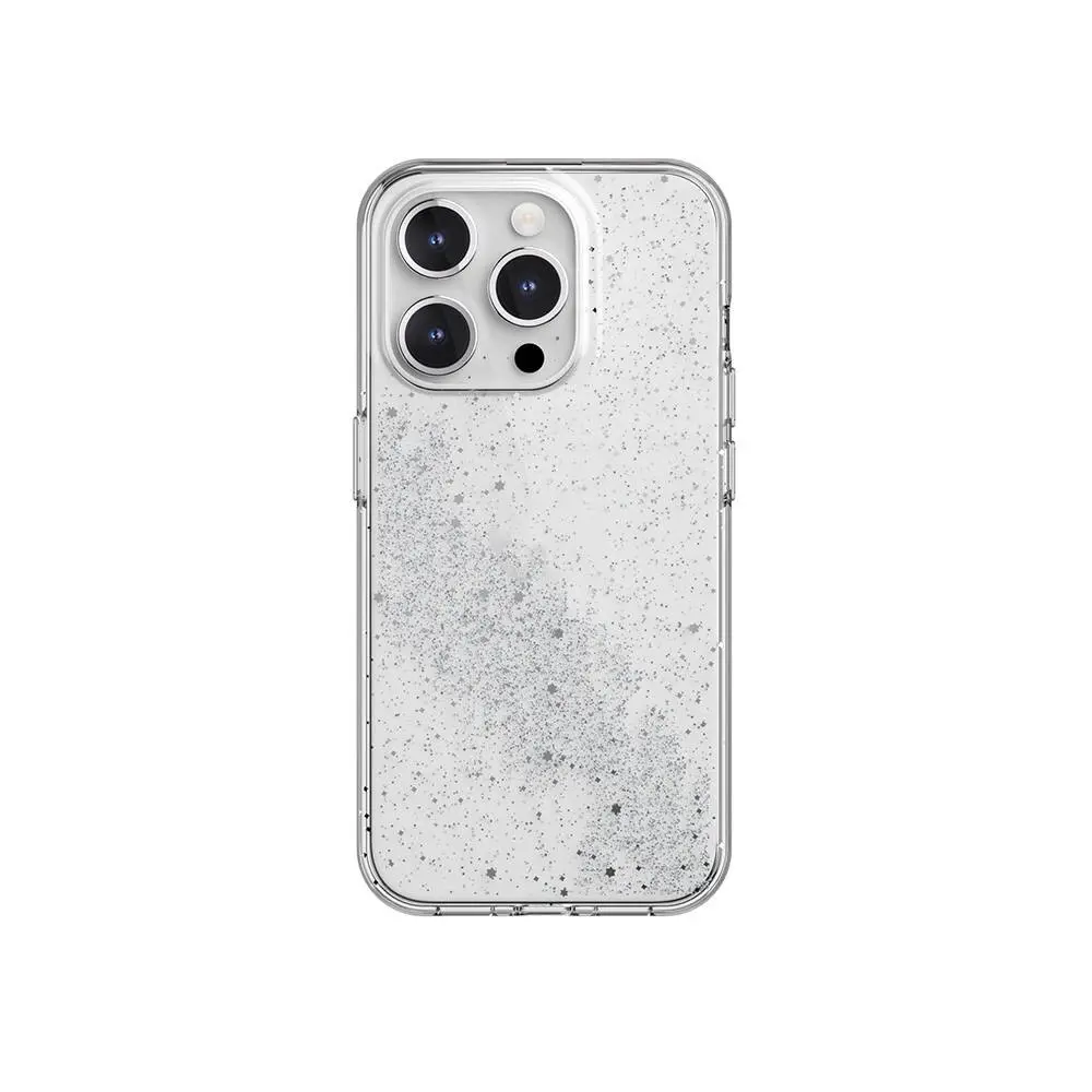 iPhone 15 Pro Çift Katmanlı IMD Baskılı Şeffaf Kılıf - Switcheasy Cosmos Comet