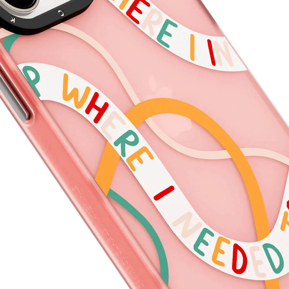 iPhone 15 Pro Darbe Emici Kılıf - Youngkit Sweet Language Bethany Green