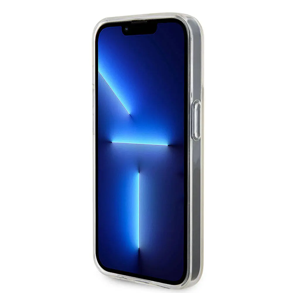 iPhone 15 Pro Guess Lisanslı Mirror Disco Yazı Logolu Kılıf