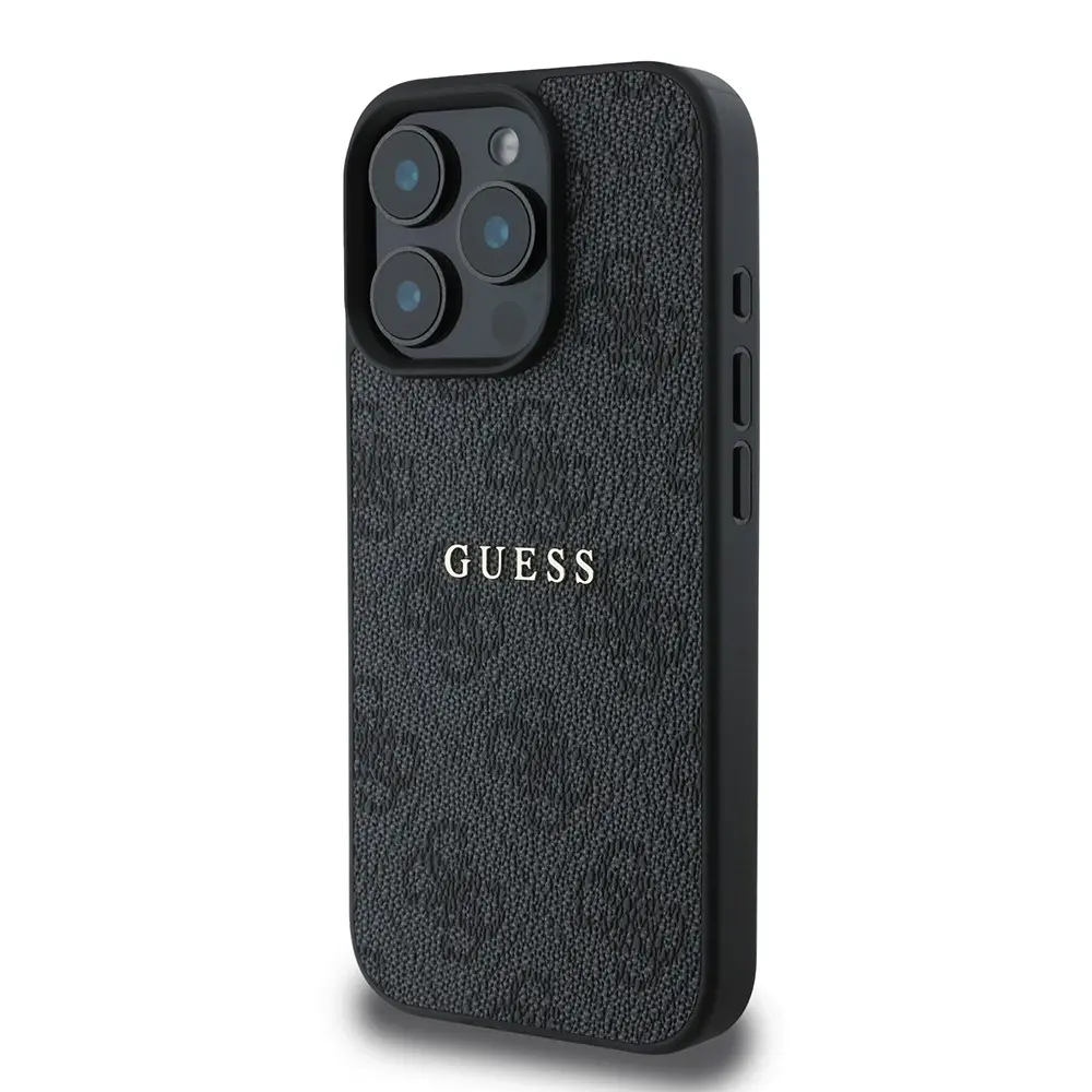 iPhone 15 Pro MagSafe Uyumlu Lisanslı Kılıf - Guess 4G Logolu