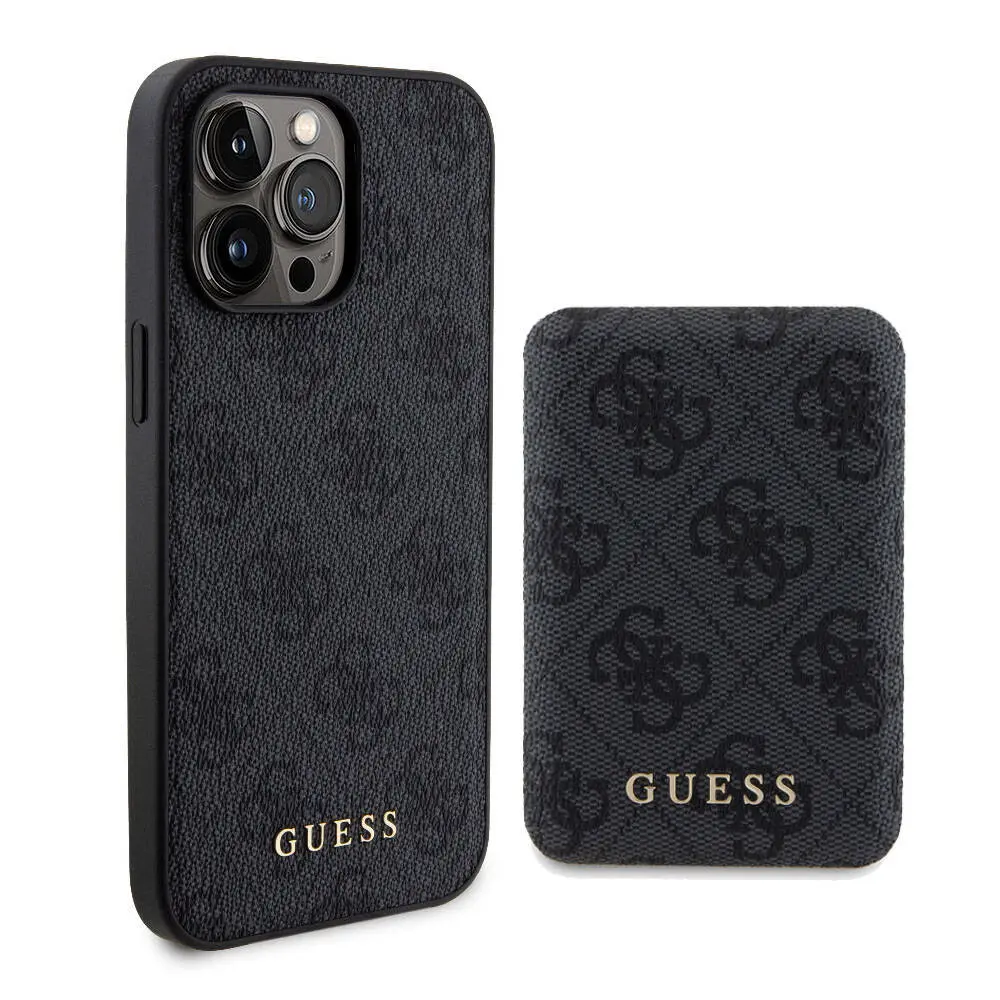 iPhone 15 Pro MagSafe Uyumlu 4G Desenli Kılıf - Guess Lisanslı