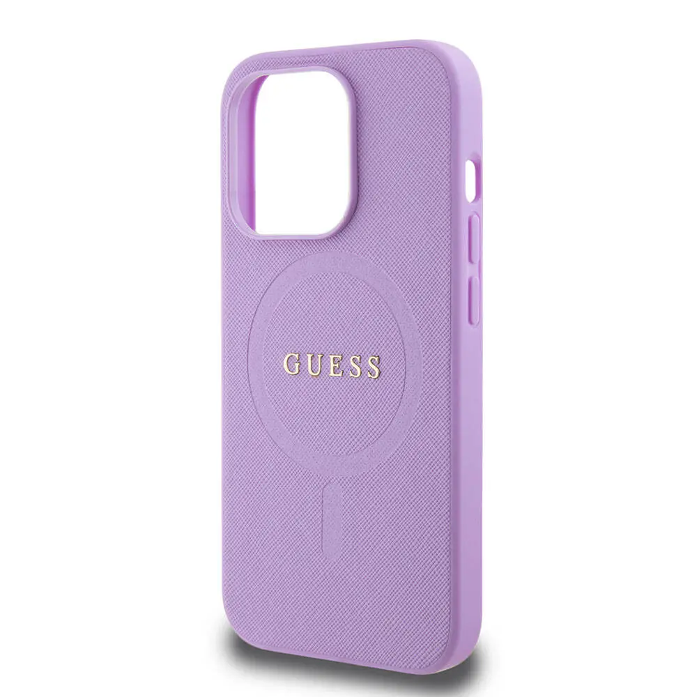 iPhone 15 Pro MagSafe Uyumlu Kılıf, Saffiano - Guess