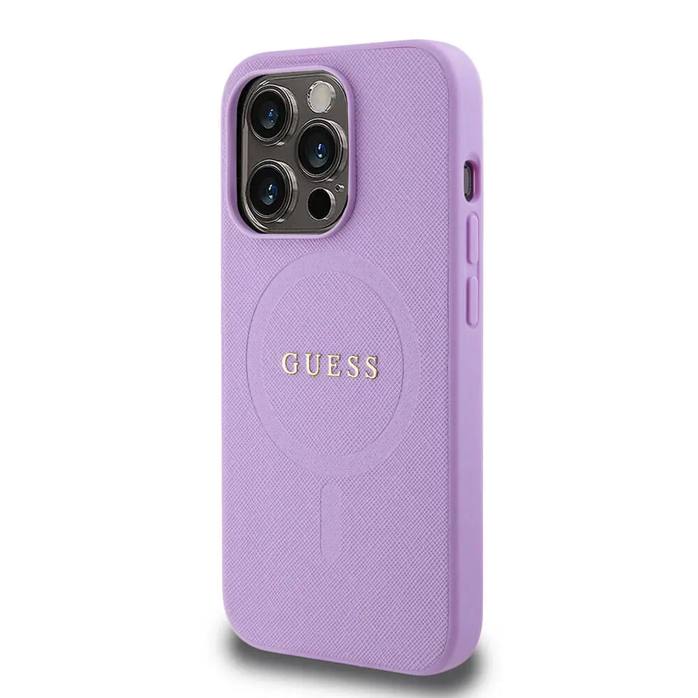 iPhone 15 Pro MagSafe Uyumlu Kılıf, Saffiano - Guess