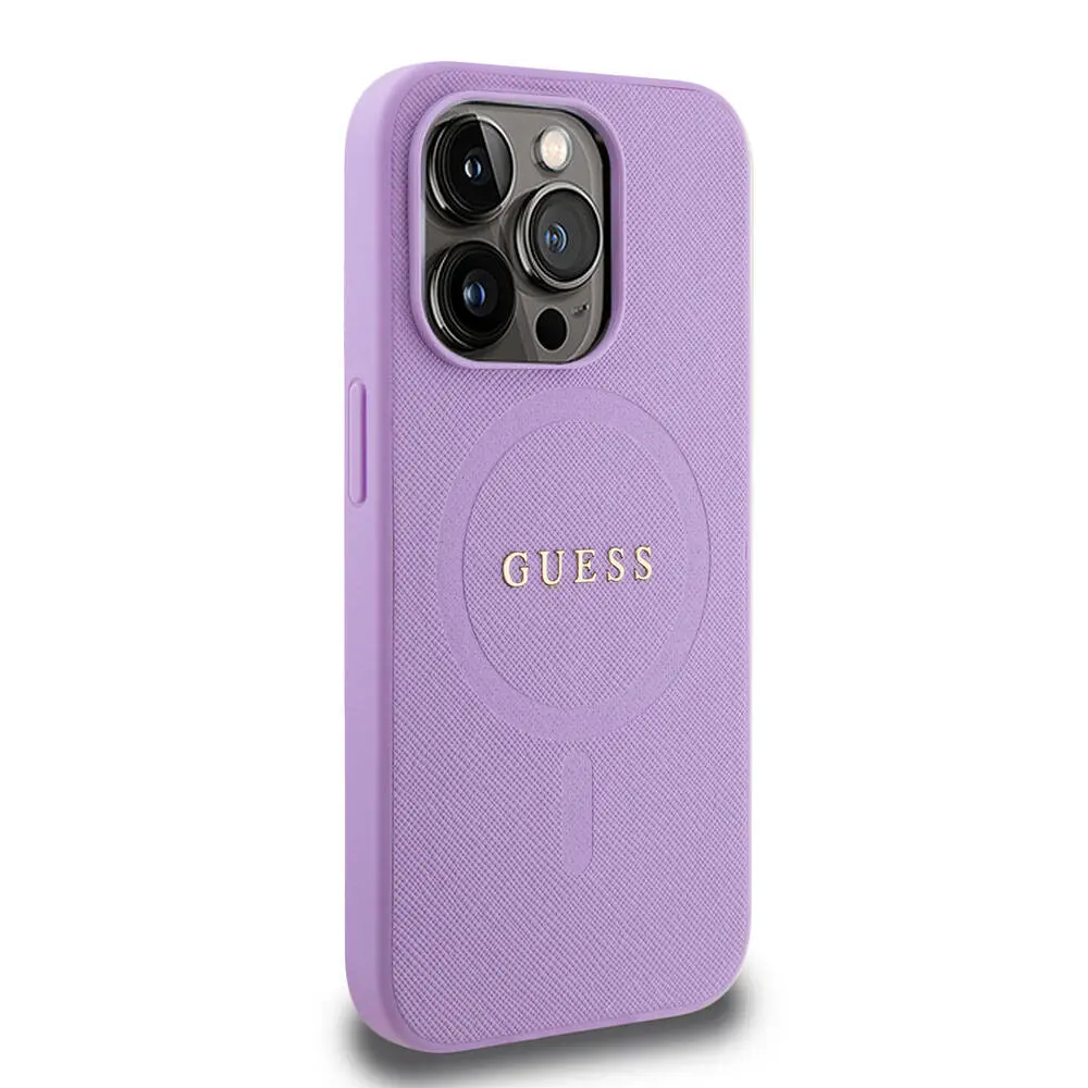 iPhone 15 Pro MagSafe Uyumlu Kılıf, Saffiano - Guess