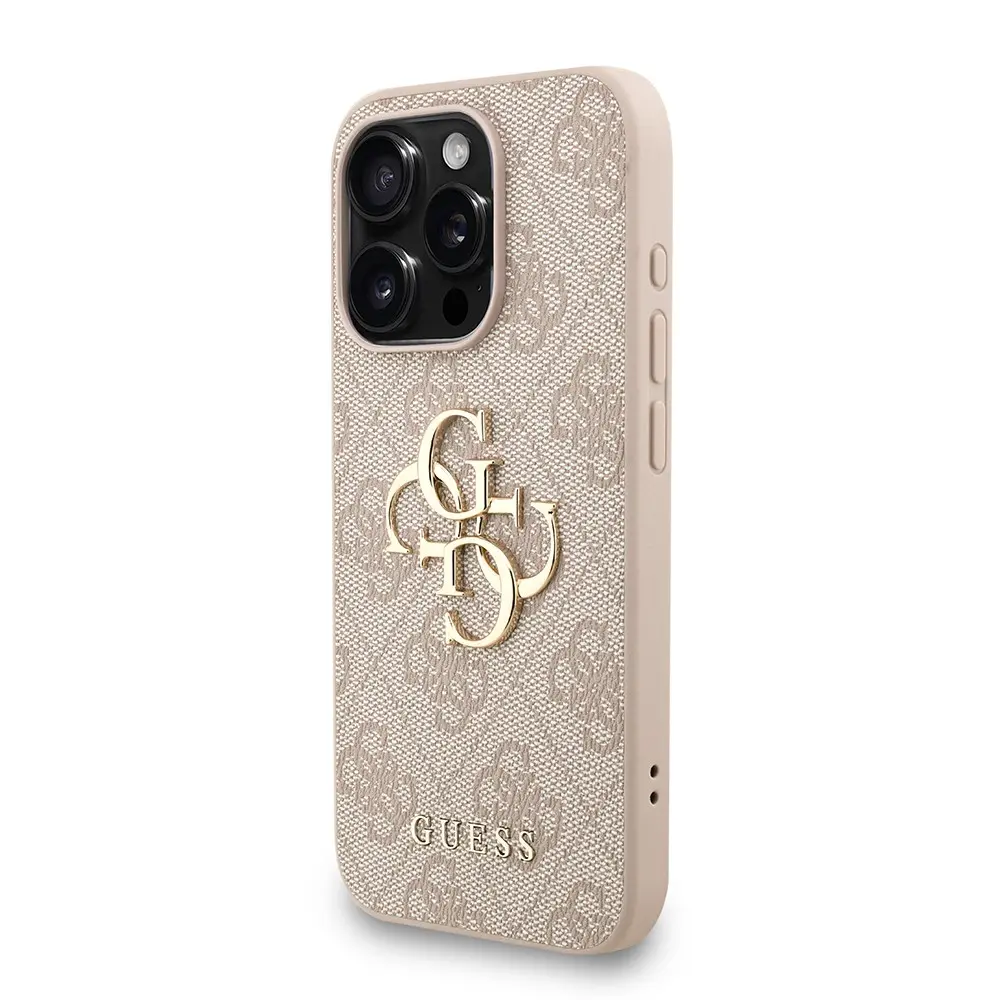 iPhone 15 Pro Lisanslı PU Deri Kılıf, Bilek Askılı - Guess