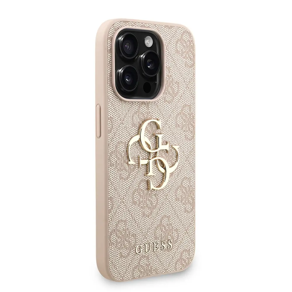 iPhone 15 Pro Lisanslı PU Deri Kılıf, Bilek Askılı - Guess