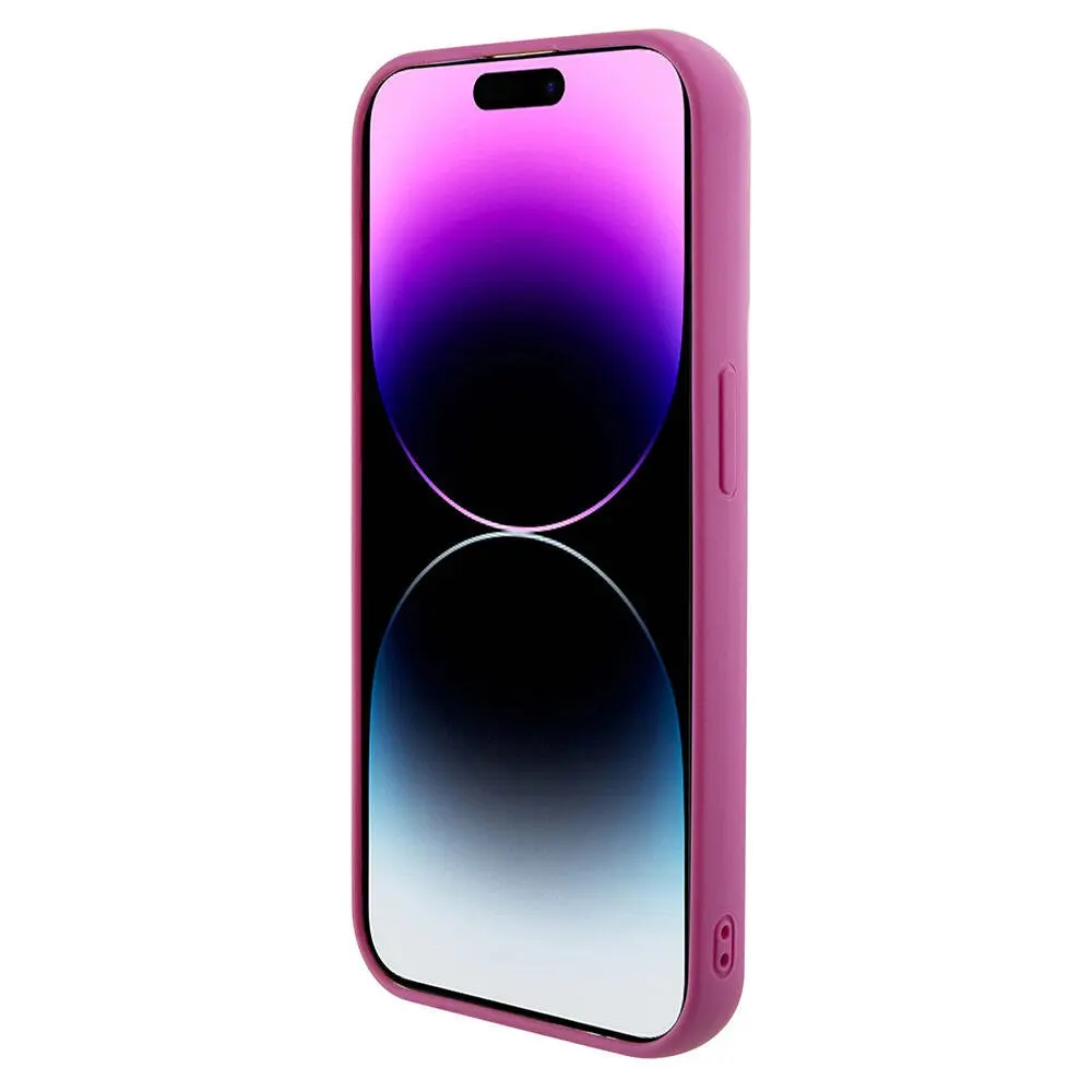 iPhone 15 Pro Pullu Arka Yüzeyli Lisanslı Kılıf - Guess Sequin Script