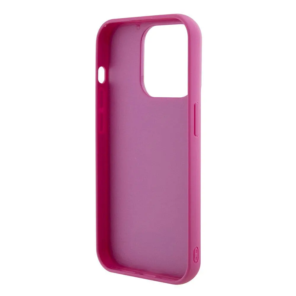 iPhone 15 Pro Pullu Arka Yüzeyli Lisanslı Kılıf - Guess Sequin Script