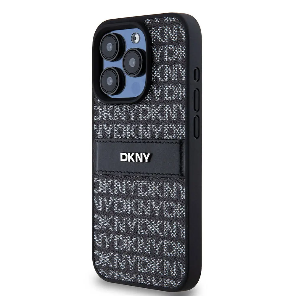iPhone 15 Pro 3D Yazılı Desenli Kılıf - DKNY Lisanslı