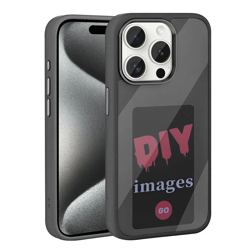 iPhone 15 Pro Ekranı Yansıtan Akıllı NFC Kılıf - Zore