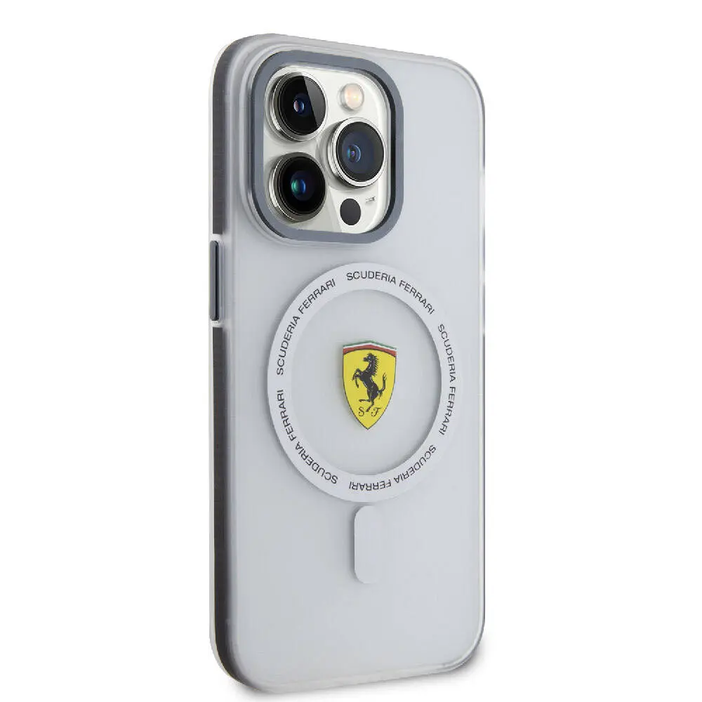 iPhone 15 Pro MagSafe Uyumlu Ferrari Lisanslı Kılıf - SF Ring
