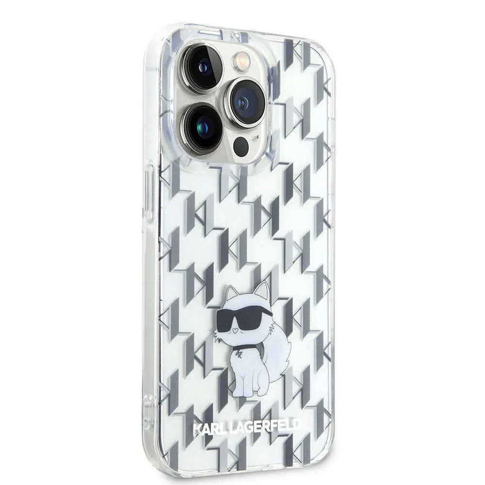 iPhone 15 Pro Kılıf, IML C Monogram Desenli - Karl Lagerfeld
