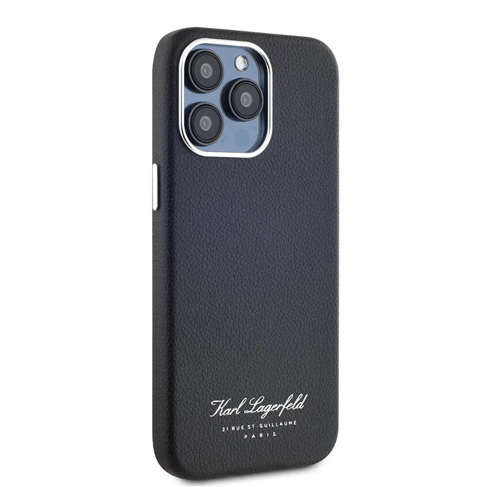 iPhone 15 Pro Kılıf KL Yazılı Hotel Kapak - Karl Lagerfeld
