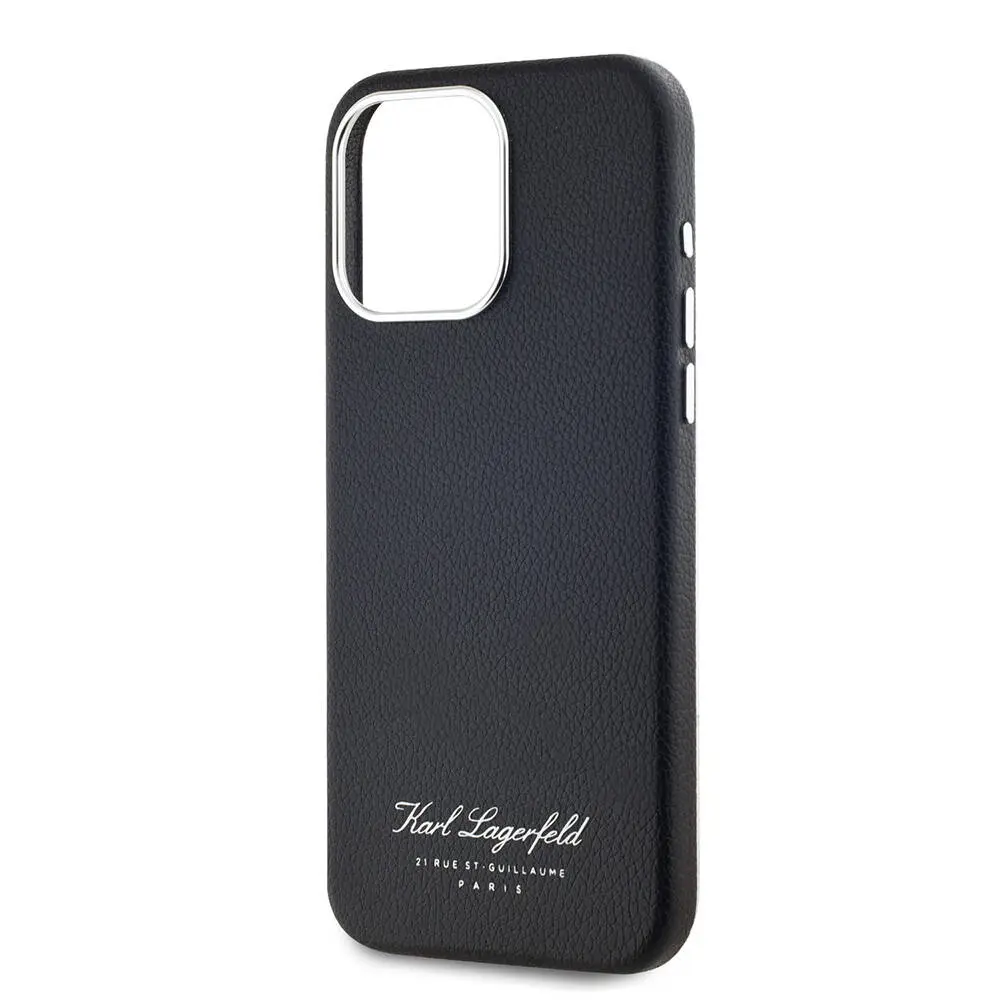 iPhone 15 Pro Kılıf KL Yazılı Hotel Kapak - Karl Lagerfeld
