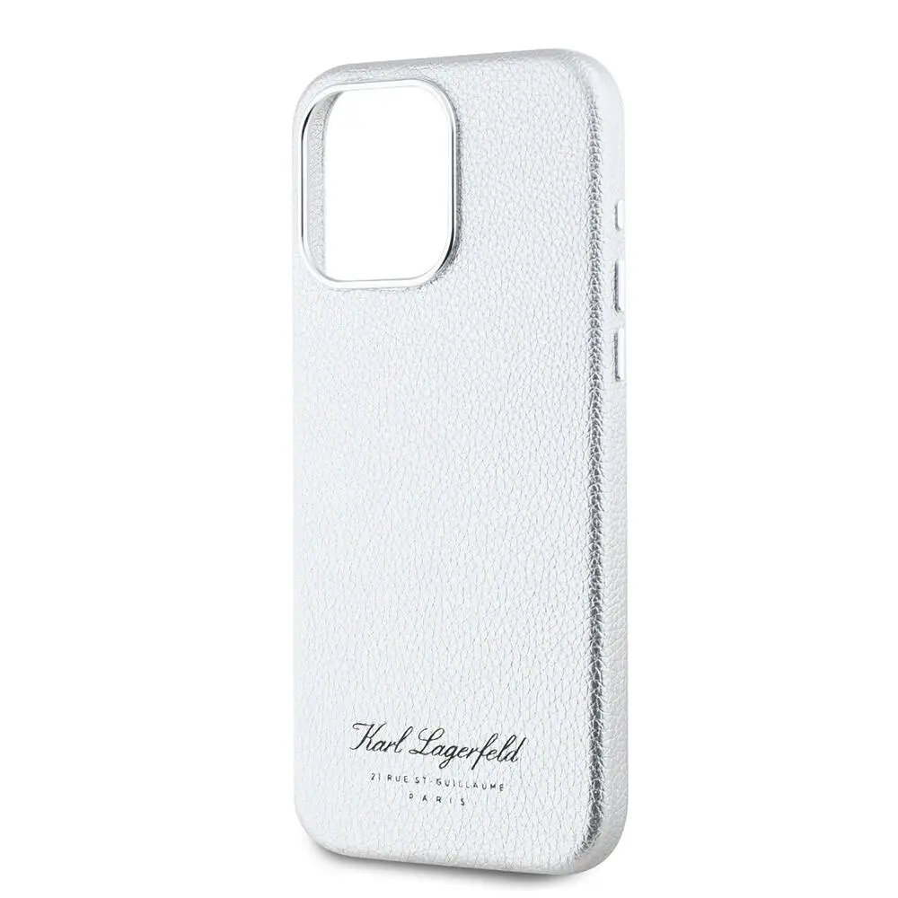 iPhone 15 Pro Kılıf KL Yazılı Hotel Kapak - Karl Lagerfeld