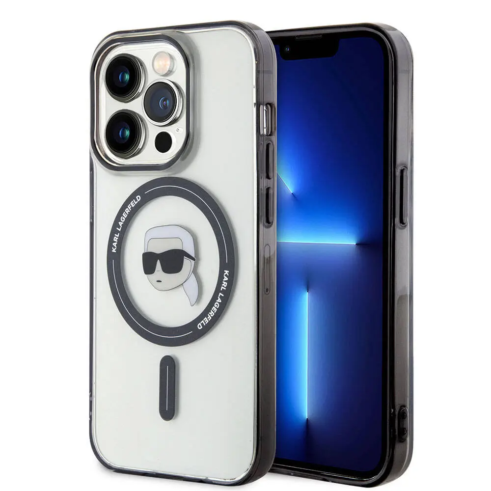 iPhone 15 Pro MagSafe Uyumlu Kılıf - Karl Lagerfeld IML Lisanslı