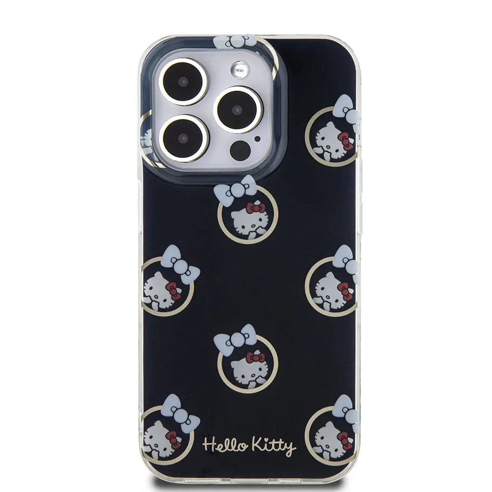 iPhone 15 Pro Lisanslı Hello Kitty Kılıf, Elektroplating Kaplama