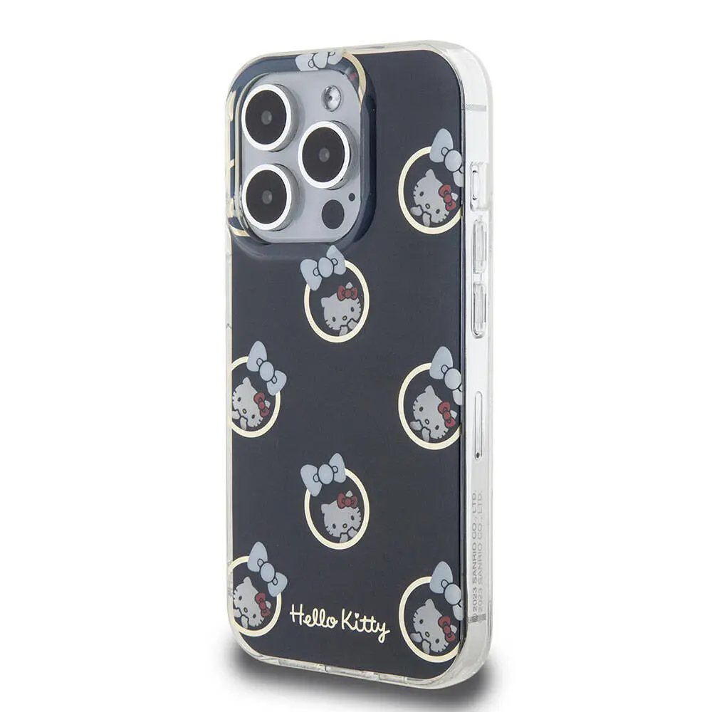 iPhone 15 Pro Lisanslı Hello Kitty Kılıf, Elektroplating Kaplama