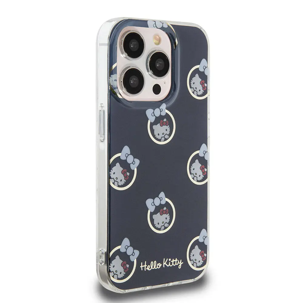 iPhone 15 Pro Lisanslı Hello Kitty Kılıf, Elektroplating Kaplama