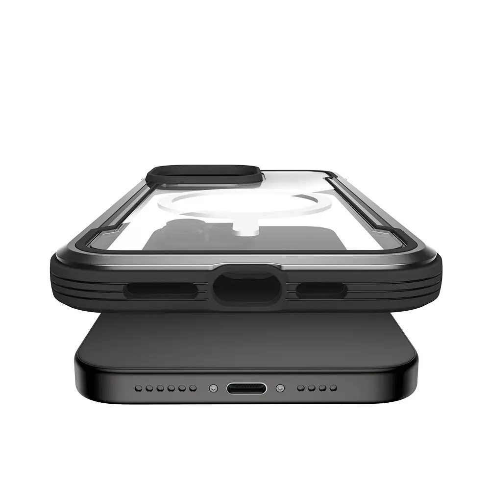 iPhone 15 Pro MagSafe Uyumlu Şeffaf Kılıf - Raptic Shield