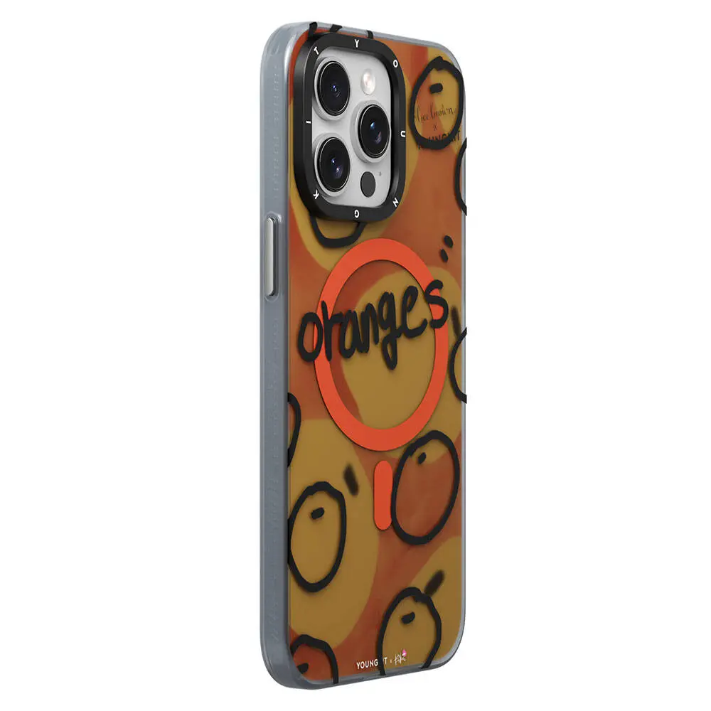 iPhone 15 Pro MagSafe Uyumlu Kılıf - Youngkit Funny Serisi Bee Brown
