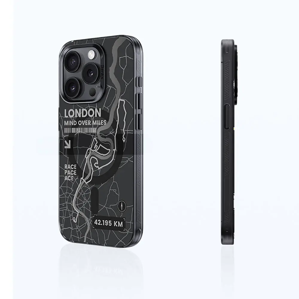 iPhone 15 Pro MagSafe Uyumlu Şeffaf Olmayan Kılıf - Benks City Serisi