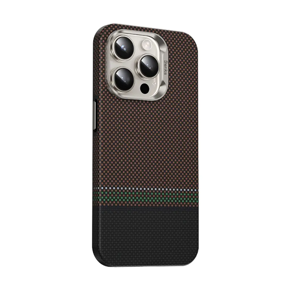 iPhone 15 Pro MagSafe Uyumlu Kevlar Kılıf - Benks Prestige ArmorAir