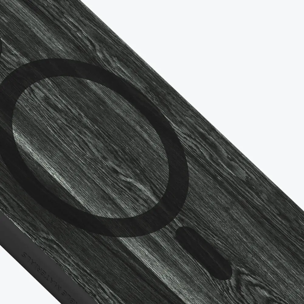 iPhone 15 Pro MagSafe Uyumlu Sararmaya Dayanıklı Kılıf - Youngkit Wood Forest