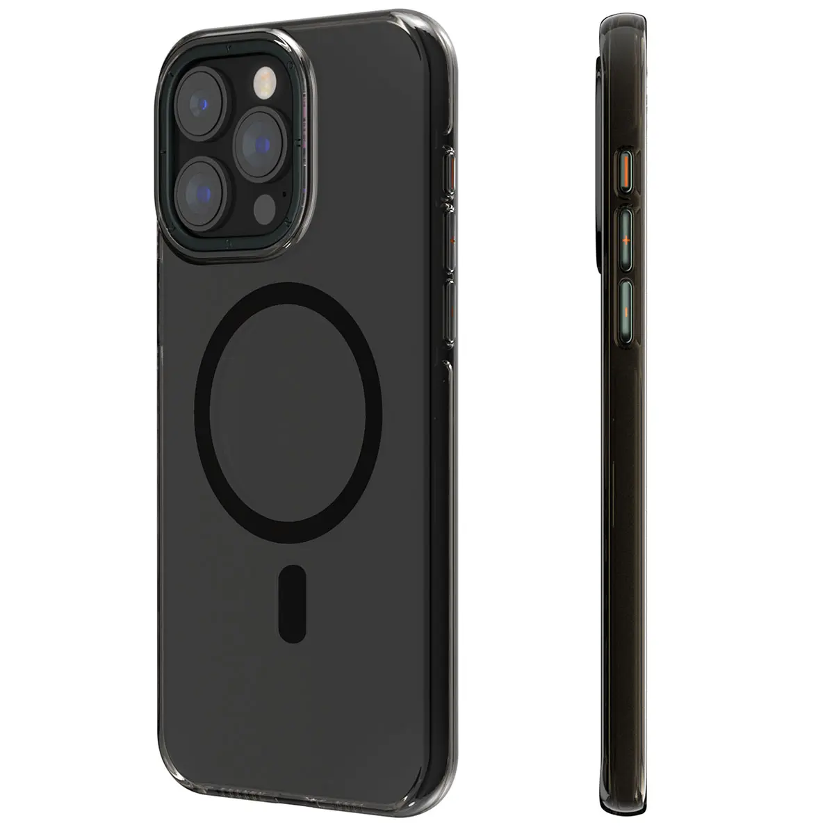 iPhone 15 Pro MagSafe Uyumlu Şeffaf Kılıf - Youngkit Crystal Shield