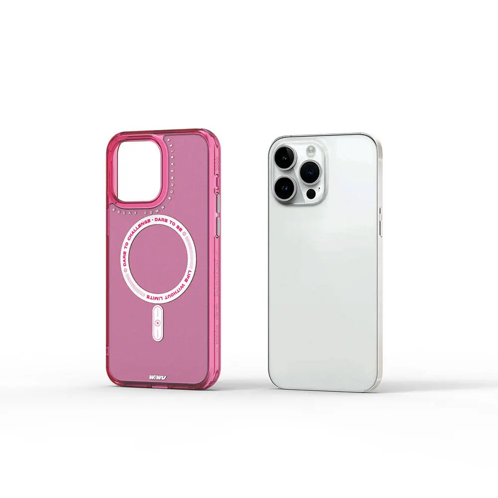 Apple iPhone 15 Pro Kılıf M-safe Şarj Özellikli Wiwu Basic Color J Serisi Kapak