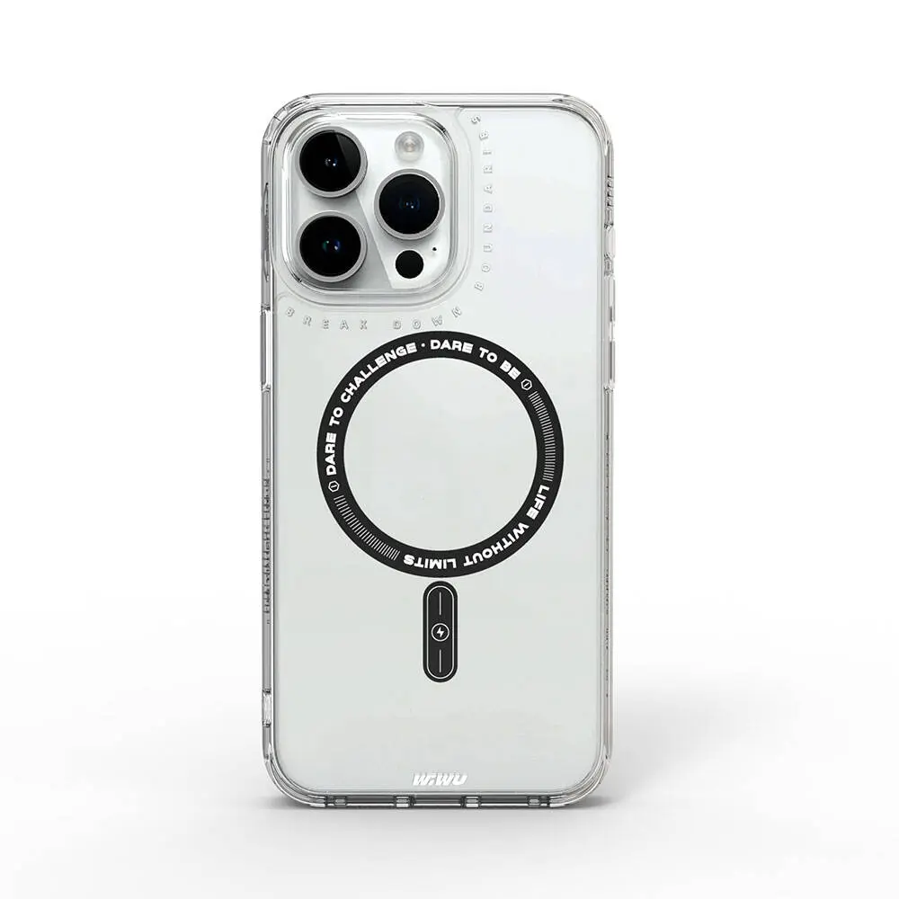 Apple iPhone 15 Pro Kılıf M-safe Şarj Özellikli Wiwu Basic Color J Serisi Kapak