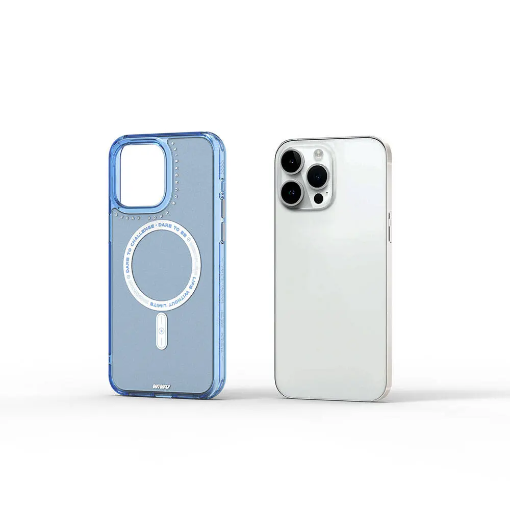 Apple iPhone 15 Pro Kılıf M-safe Şarj Özellikli Wiwu Basic Color J Serisi Kapak