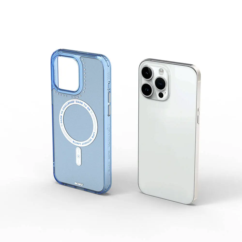 Apple iPhone 15 Pro Kılıf M-safe Şarj Özellikli Wiwu Basic Color J Serisi Kapak
