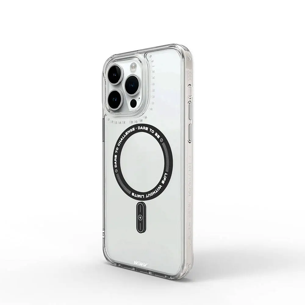 Apple iPhone 15 Pro Kılıf M-safe Şarj Özellikli Wiwu Basic Color J Serisi Kapak