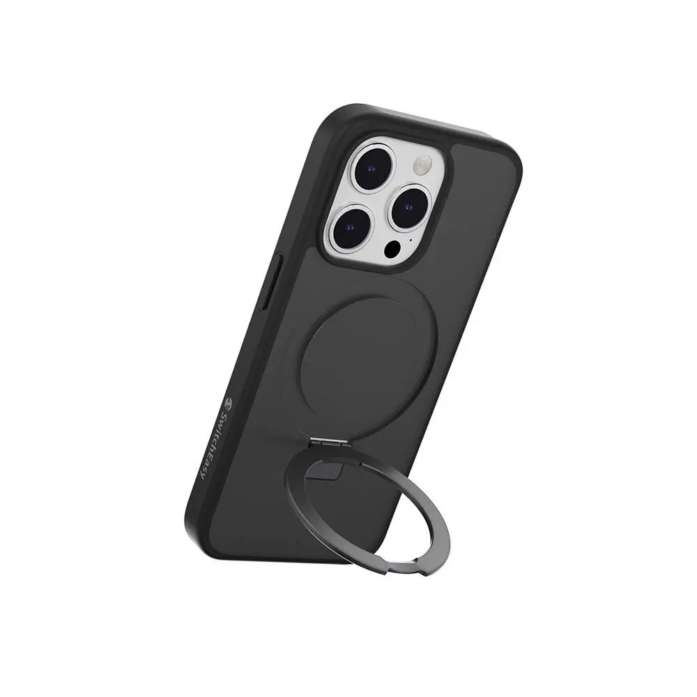iPhone 15 Pro MagSafe Uyumlu Yüzük Standlı Kılıf - Switcheasy Magstand-M