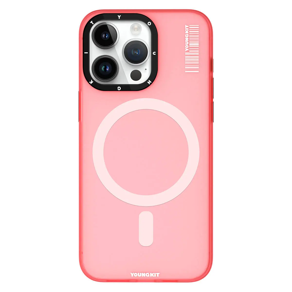 iPhone 15 Pro MagSafe Uyumlu Şeffaf Kılıf - Youngkit Hidden Sand