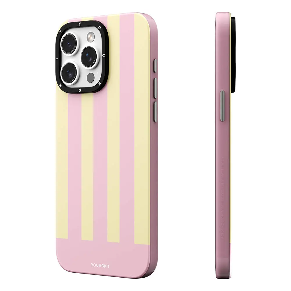 iPhone 15 Pro MagSafe Uyumlu Kılıf - Youngkit Striped Piano Keys
