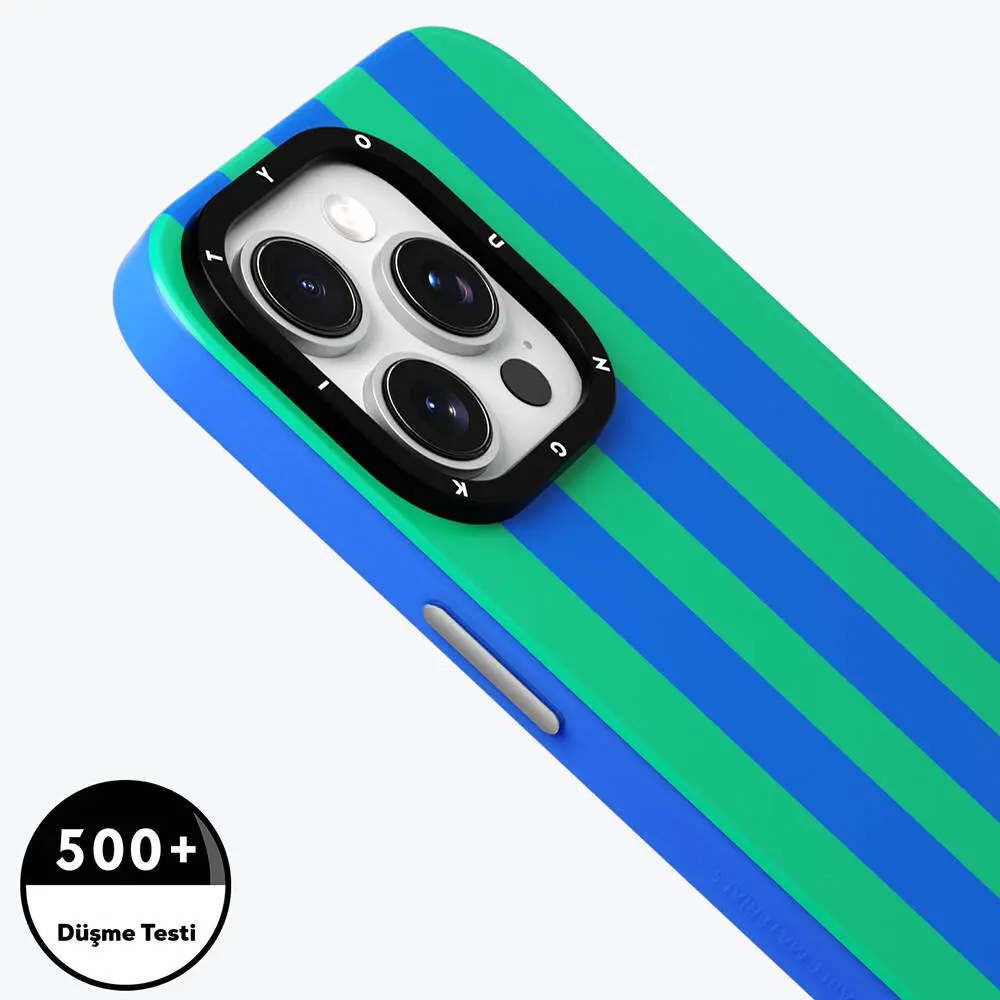 iPhone 15 Pro MagSafe Uyumlu Kılıf - Youngkit Striped Piano Keys
