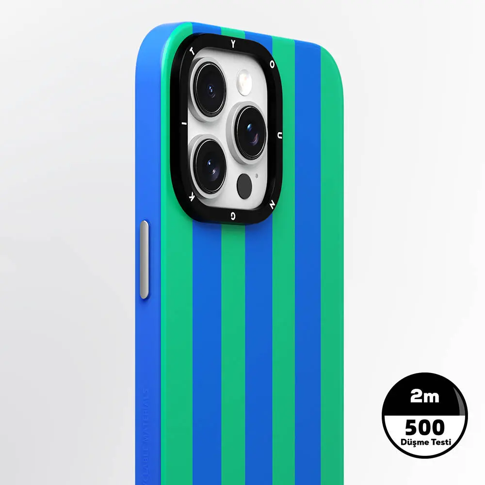 iPhone 15 Pro MagSafe Uyumlu Kılıf - Youngkit Striped Piano Keys